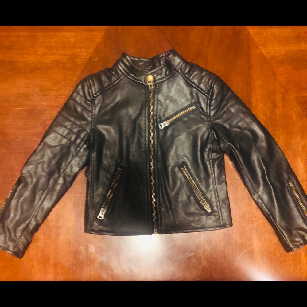 Ralph Lauren Girls Moto Jacket - SZ 4T